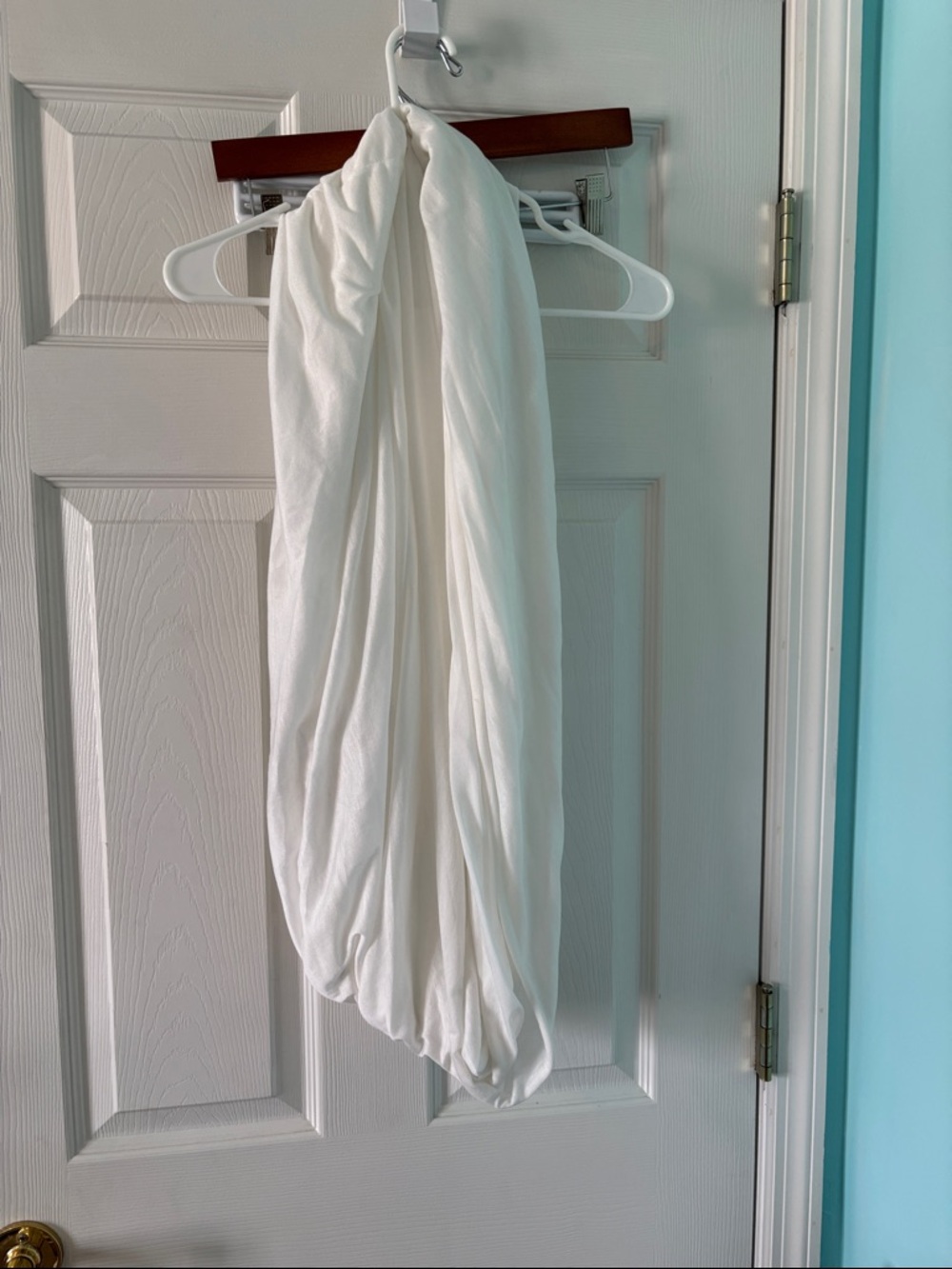 White Infinity Scarf - Lightweight Fashion Accessory